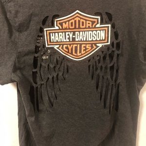Harley-Davidson Laser cut wing tee